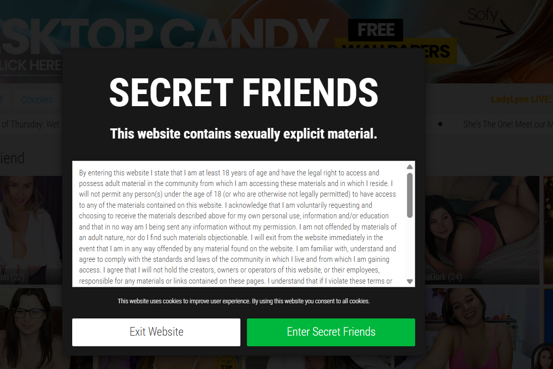 Secret Friend Forms SecretFriends Review: Live Cam platform worth it?- chathoppa.com